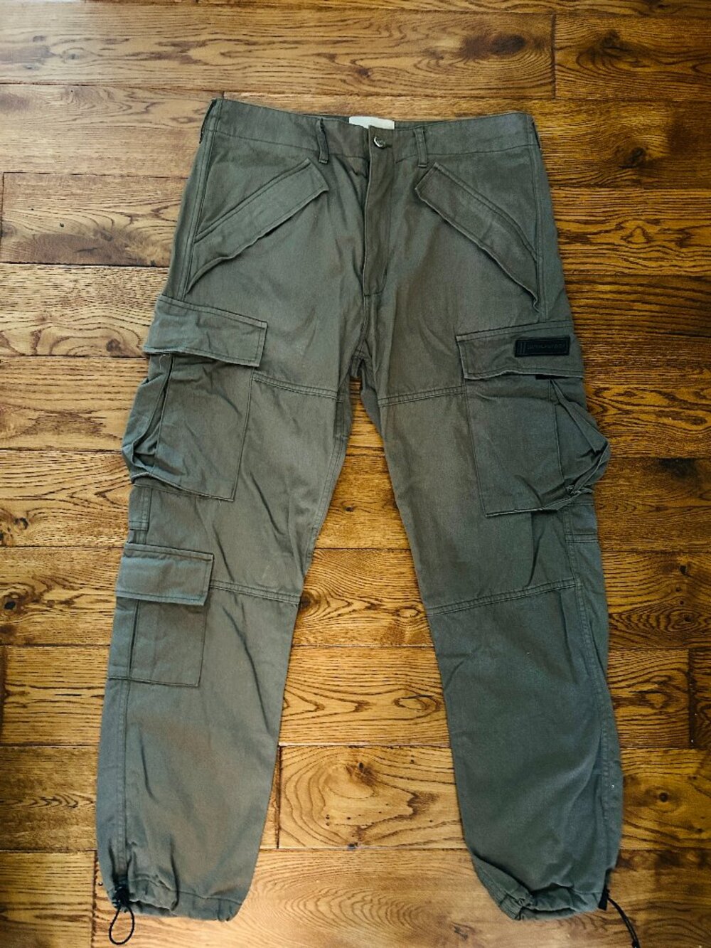 Daniel Patrick 7 Pocket Cargo Washed Olive Twill / L